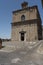 Ferrandina, a small town in Lucania perched on the hill and surrounded by olive trees. General view, landscape. Colors of southern