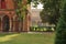 Ferrara, Italy. The city cemetery gardens