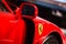 Ferrari F40 detail wing mirror, door, front wing