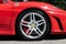 Ferrari F430 - Spider, Italian sports car details designed by Pininfarina, photographed by GellÃ©rt Hill lookout point, with the