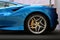 Ferrari F8 Tributo wheel design detail, Motor Valley Fest exibition