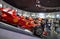 At the Ferrari museum, the room where the world-class Formula 1 winning cars are displayed