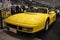 Ferrari Testarossa color yellow, year 1991, at Vintage car exposition in Padova 2015