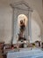 Ferrazzano - Statua di Sant`Onofrio sull`altare della chiesa