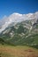 Ferret valley and mont Blanc -