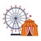 Ferries wheel icon