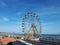 Ferris Wheel At Bridlington Beach Yorkshire UK