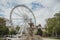 Ferris wheel in the center of Budapest