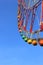 Ferris wheel and colorful gondolas