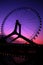 Ferris wheel at dusk