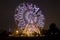 Ferris wheel in Fengling children park night