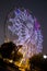 Ferris wheel in Fengling children park night Nanning