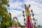 Ferris Wheel & Other Ride At Small County Fair