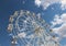 the Ferris wheel in the Park of attractions in the city of Tyumen, Russia