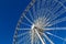 Ferris wheel Roue de Paris at Place de la Concorde. Sunny day. Travel to famous landmarks