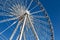 Ferris wheel Roue de Paris at Place de la Concorde. Sunny day. Travel to famous landmarks