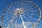 Ferris wheel Roue de Paris at Place de la Concorde. Sunny day. Travel to famous landmarks