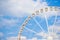 Ferris wheel Roue de Paris on the Place de la Concorde from Tuileries Garden in Paris, France