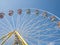 Ferris wheel on the spring festival in the city