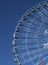 Ferris wheel Texas Star and setting moon