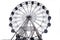 Ferris wheel on white background