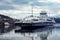 Ferry aproaching pier in Norway