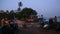 Ferry arriving to the dock in Goa to transport vehicles.