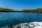 A ferry boat approaches the landing slip on Skomer Island breeding ground for Atlantic Puffins