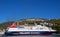 The ferry boat EXPRESS SKIATHOS in the port of Glossa Skolpelos, Greece
