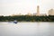 A ferry boat on the Hudson River, NYC