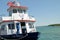 Ferry boat on Lake Huron Mackinaw Michigan