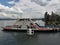 Ferry boat on Lake Zurich between Horgen and Meilen