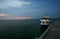 Ferry boat in a Marina / harbour / quay