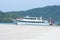 Ferry boat at Nopparatthara beach to Phiphi island