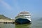 Ferry boat and ship providing transportation service along the China yellow river