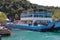 Ferry boat or ship of the Thai Island Koh Chang Thailand Southeast Asia