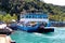Ferry boat or ship of the Thai Island Koh Chang Thailand Southeast Asia