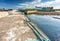 Ferry boat to Orkney docks,in mid-summer at John O Groats,Caithness,Scotland,UK