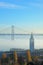 Ferry Building & Bay Bridge Mist Over