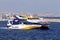 Ferry catamaran Sea World leaving Alicante.