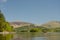 Ferry crossing Derwentwater beneath Skiddaw, Lake District