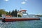 Ferry crossing the Verige Strait Montenegro