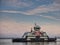 Ferry from Esbjerg to Fano in the wadden sea