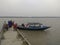 Ferry ghat and ferry passenger