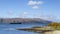 Ferry leaving craignure port in mull