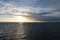 Ferry Norway ship views at sunset deck sea