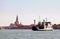 Ferry over the Canale della Giudecca, Venice Italy