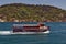 Ferry passenger boat on the Gulf Golden Horn, Channel Bosphorus