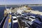 Ferry is preparing to leave Geyikli village towards Bozcaada Island, Canakkale, Turkey