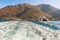 Ferry runs across the narrowest part of the Bay of Kotor. Montenegro